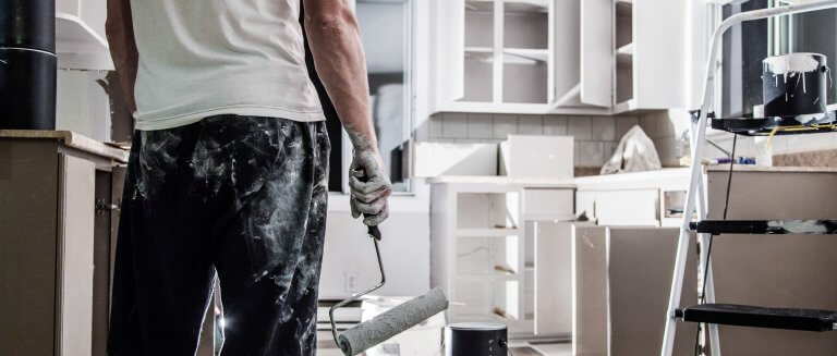 How much mess is involved spraying a kitchen?